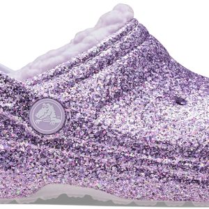 Kids’ Classic Lined Chunky Glitter Clog - 212341-5BR