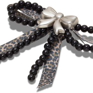 Silver and Black Mix Bow - 10016728-001