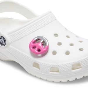 Silver and Pink Enamel Peace - 10016618-001