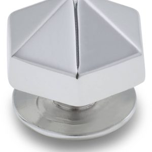 Silver Hexagon Stud - 10016477-001