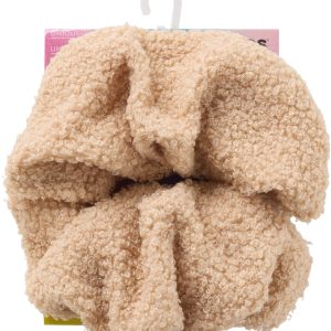 Teddy Faux Fur Back Strap Scrunchie - 213089-265