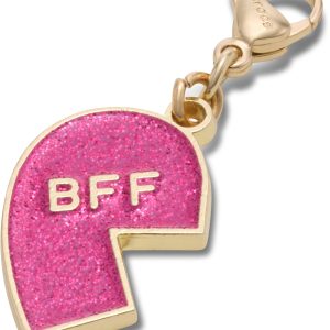 Pink Glitter BFF Charm Left - 10016775-001