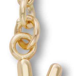 Gold Letter V Charm - 10017230-001